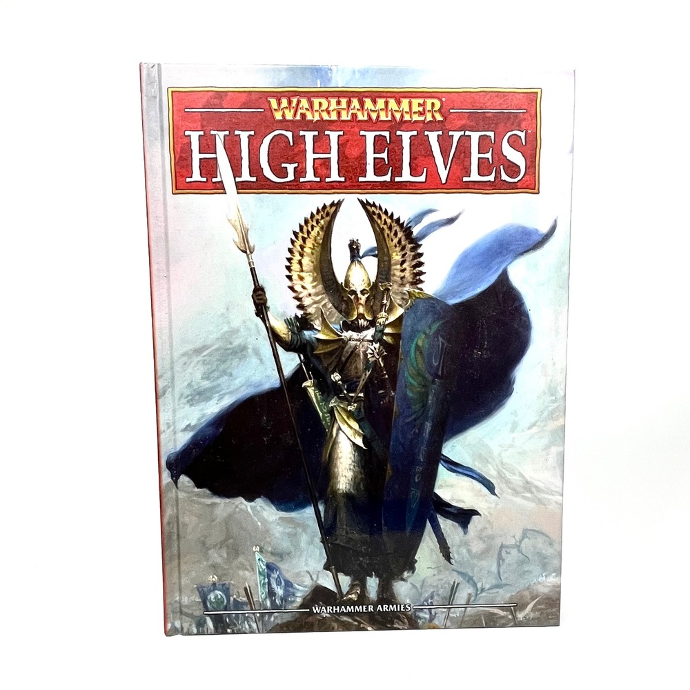 Warhammer High Elves Army Book Hardcover Fantasy Battles Games Workshop 2013